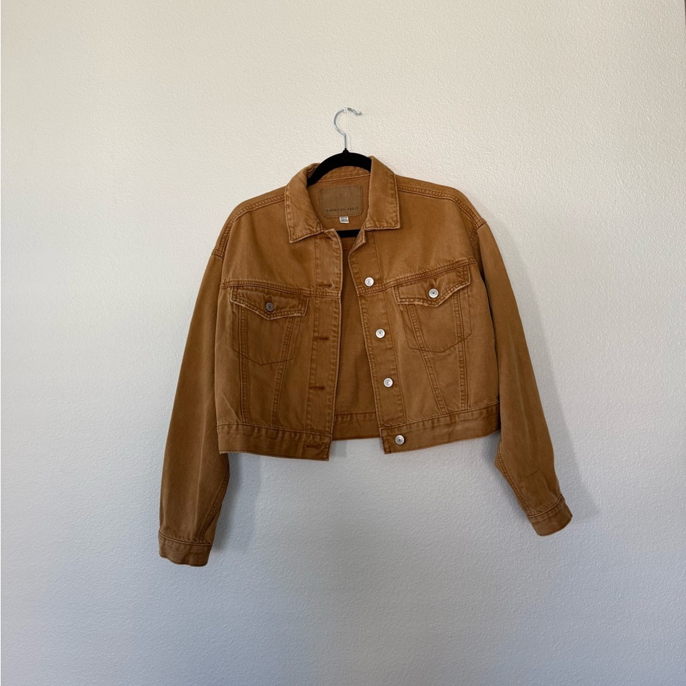American Eagle Burnt Orange Denim Jacket